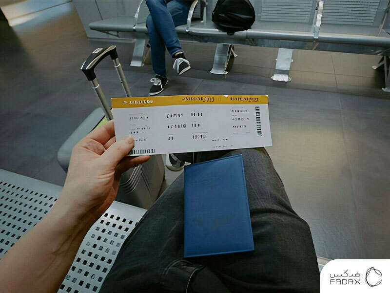 چک این حین سوار شدن به هواپیما