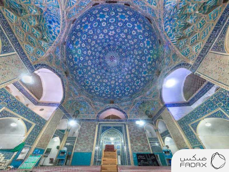 مسجد جامع یزد: صعود به آسمان با کاشی و مناره