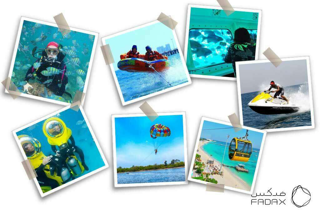 تفریحات و ورزش‌های آبی کیش